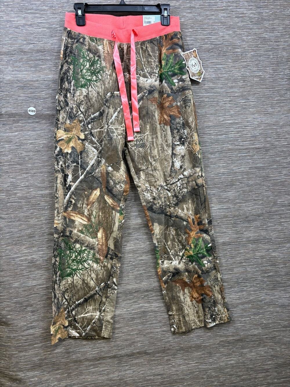 Magellan Outdoors Sweatpants Womens S Brown Camo Realtree Edge Lounge Pants NEW